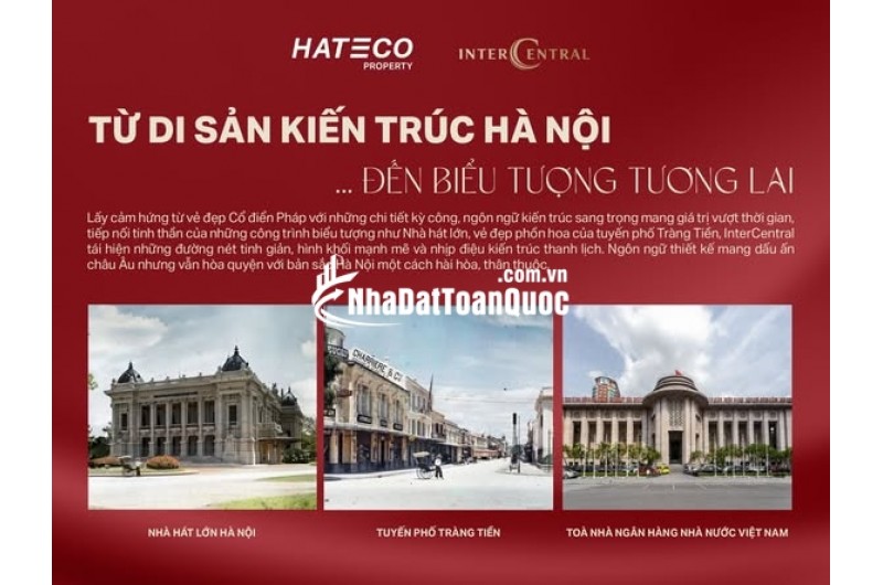 INTERCENTRAL – TỪ DI SẢN KIẾN TRÚC ĐẾN BIỂU TƯỢNG SỐNG MỚI PHÍA BẮC HÀ NỘI